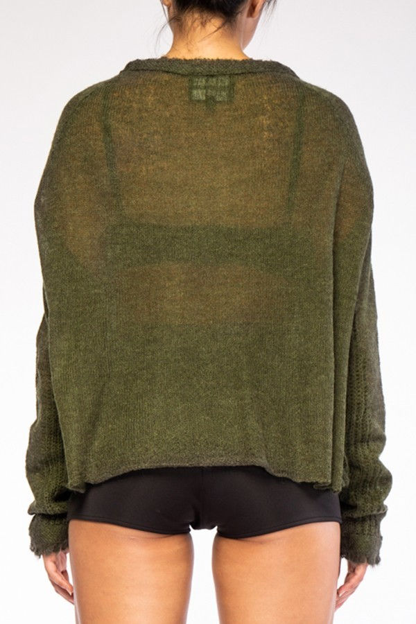 Thumbnail: Semi Sheer Knit Sweater