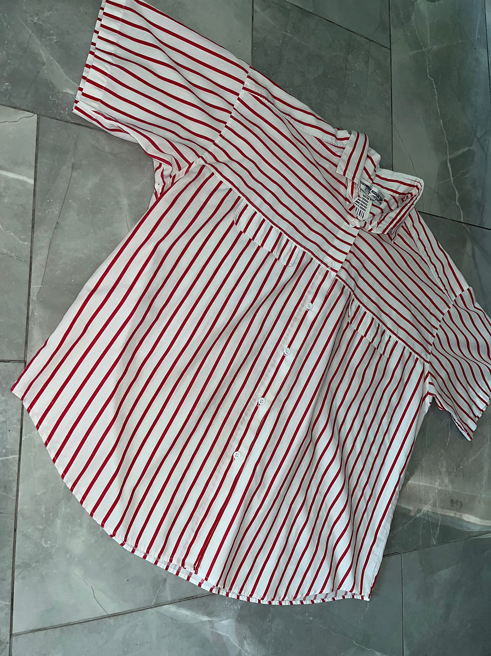 Thumbnail: Vintage Chimney Ridge II Striped Button Up