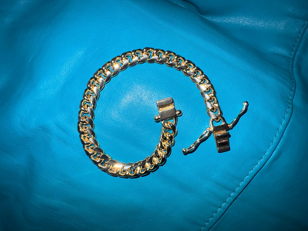 Miniature : 18k Gold Filled Chunky Cuban Chain with Box Catch