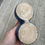 Thumbnail: Vintage Periwinkle Blue Mini Double Dish Pottery Catch All