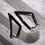 Miniature : Sterling Silver Chunky Triangular Curved Earring