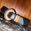 Thumbnail: Vintage Chunky Black and Metallic Genuine Leather Belt 35.5"- 39.5"