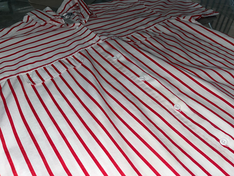 Thumbnail: Vintage Chimney Ridge II Striped Button Up