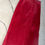 Thumbnail: Vintage Genuine Red Suede Pencil Skirt 5/6