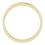 Miniature : Bague rainurée en or 14 carats