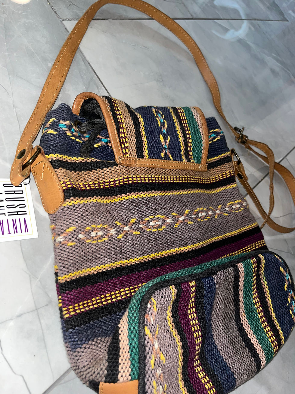 Thumbnail: Vintage Boho Woven Mini Bag