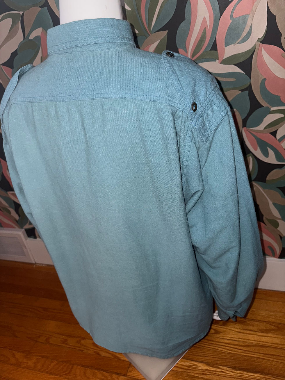 Thumbnail: Vintage Dale Clothing Company Teal Button Up Shirt L