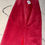 Thumbnail: Vintage Genuine Red Suede Pencil Skirt 5/6