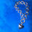 Thumbnail: Silver Chunky Fancy Link Bracelet with Puffy Heart Charm