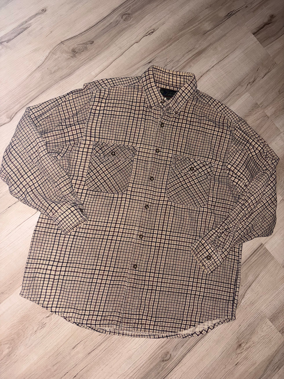 Thumbnail: Vintage Prefab Classics Plaid Corduroy Button Up Large
