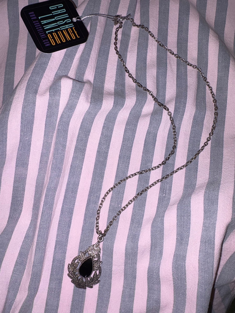 Thumbnail: Boho Onyx Pendant Necklace
