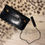 Thumbnail: Vintage Black Genuine Leather Chain Wallet