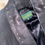 Thumbnail: Vintage Danier Black Genuine Leather Open Front Coat with Gold Stud Accents