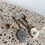 Miniature : Boucles d'oreilles abstraites modernes en métal vintage