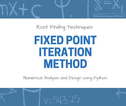 Root Finding Techniques | Fixed Point Iteration Method