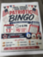 Patriotic Bingo