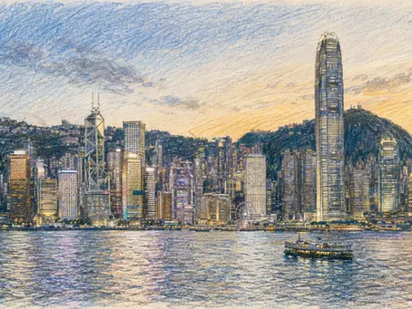 香港|半山坡道上的兩道長衫身影
