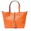 Thumbnail: The Venetian Leather Tote With Makeup Pouch -Hot Peach