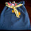 Thumbnail: Reversible Gift Sacks - Navy/Navy Oz Flowers
