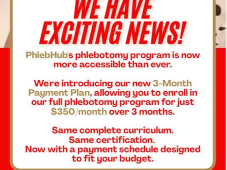 Now You Can Start Your Phlebotomy Career for Just $350/Month