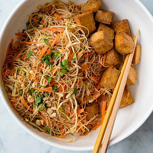 Asian noodle salad with Tofu