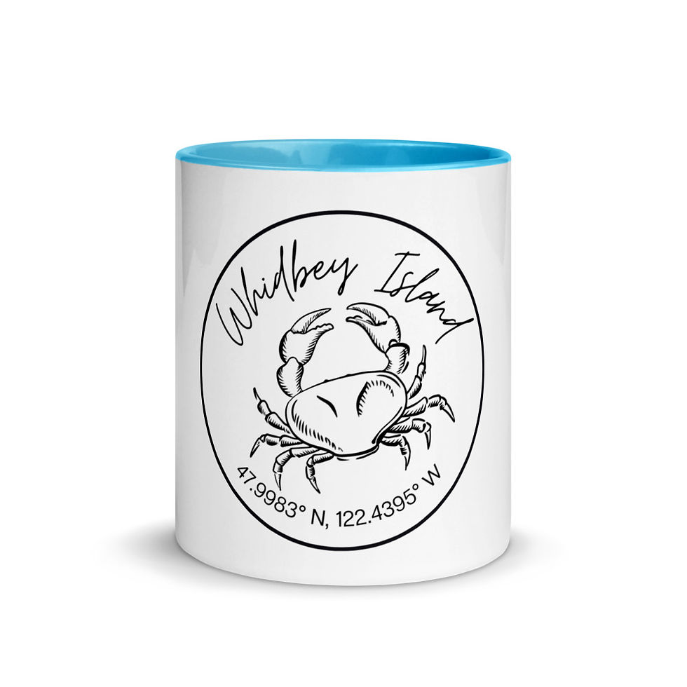 Thumbnail: Whidbey Crab Mug with Color Inside