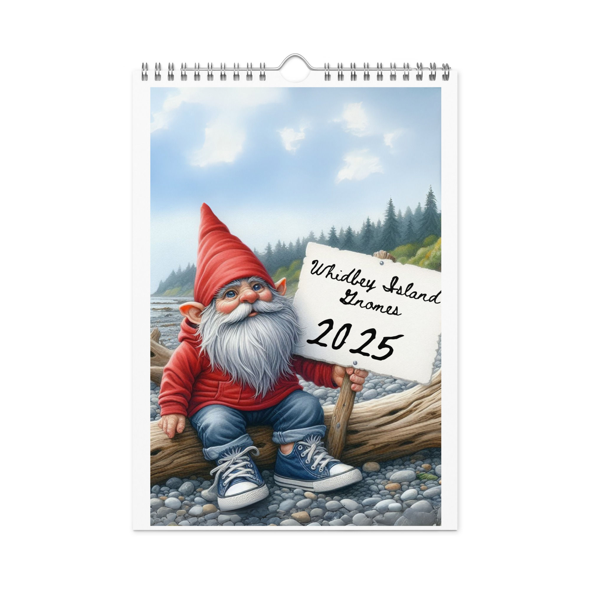 2025 Whidbey Island Gnome Wall calendar 