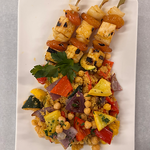Tofu Sosaties with Salad