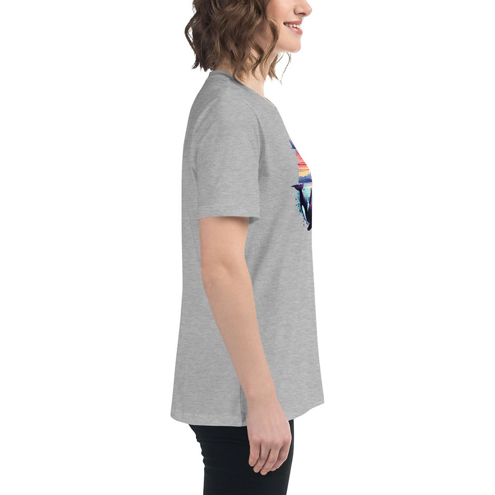 Thumbnail: Whidbey Island Orca Women's T-Shirt: Ultimate Comfort Meets Northwest Beauty