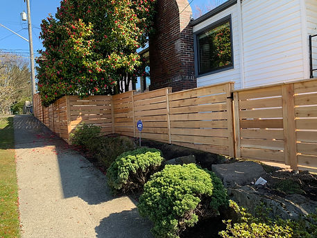 Rain City Fence modern with Cap