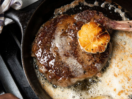 Asha Gomez's Spice-Rubbed Rib-Eye Steaks