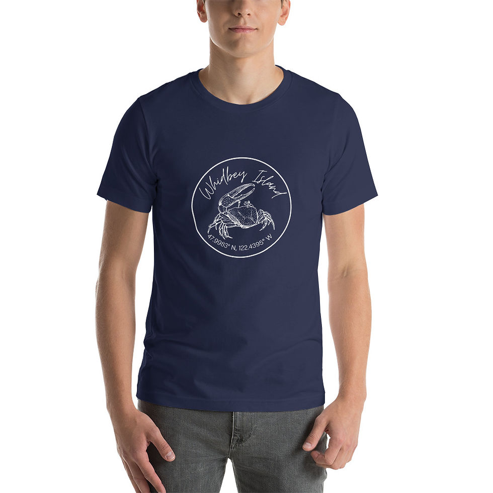 Thumbnail: Whidbey Crab Short-Sleeve Unisex T-Shirt