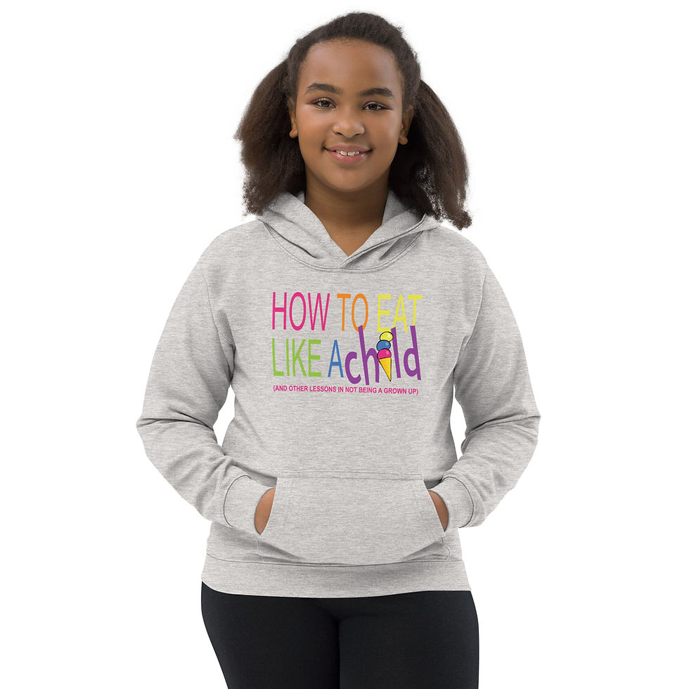 Thumbnail: How to Eat Like a Child Kids Hoodie