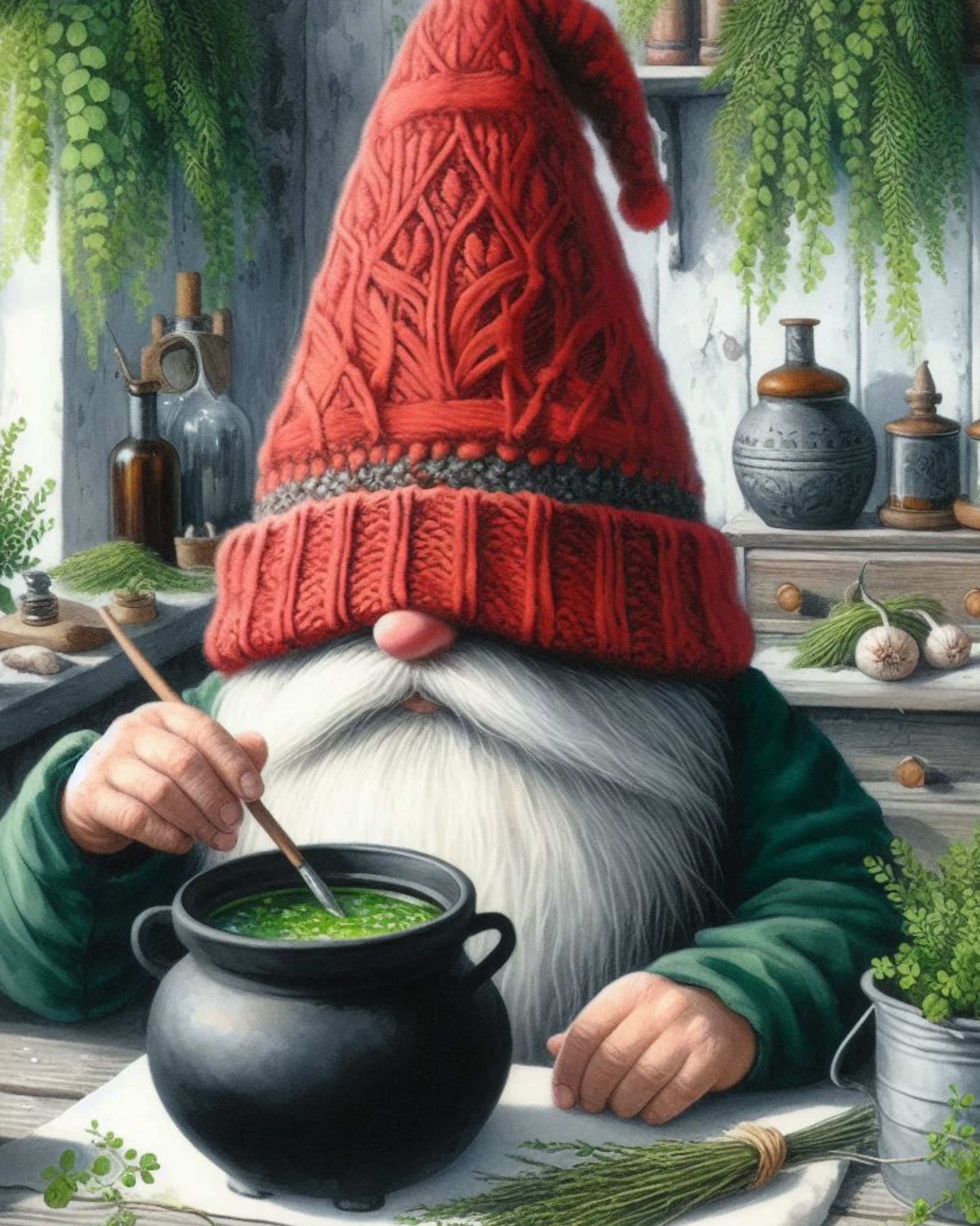 Scandi Gnome Medicine Maker