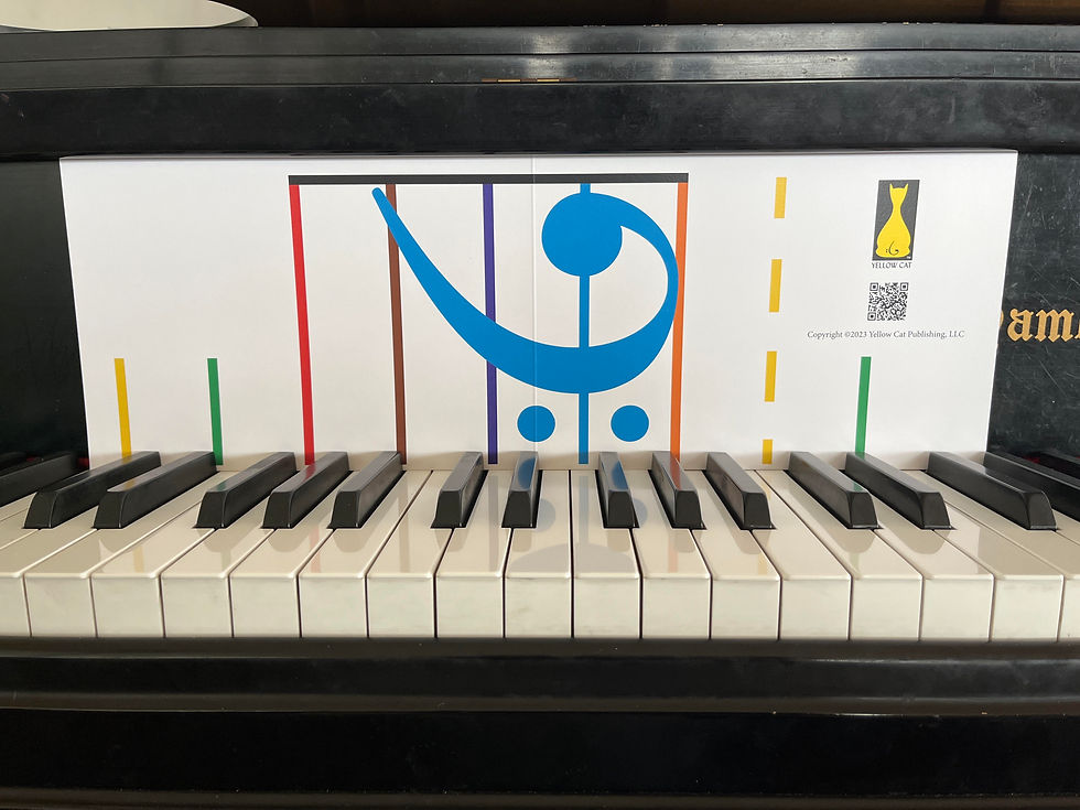 Thumbnail: Full Color Grand Staff Keyboard Guide