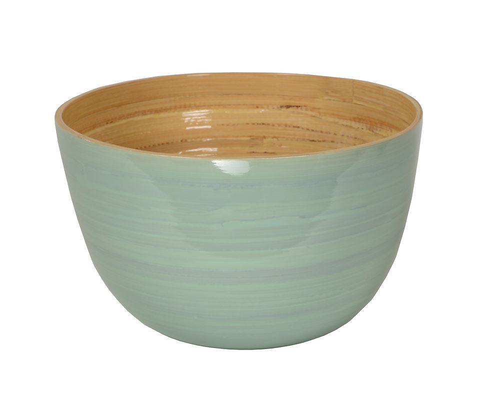 Thumbnail: Gloss Bamboo Bowls - 8.6 x 5.5"