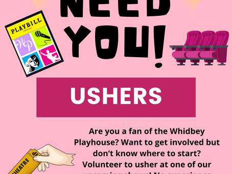 WE NEED USHERS!