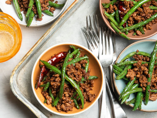 Dry-Fry Pork Mince with Green Beans