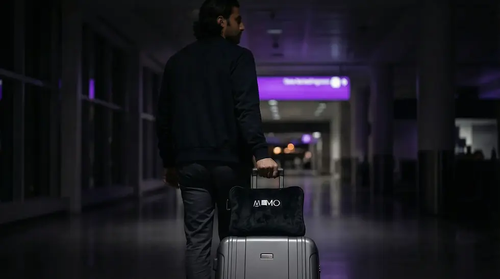 ALMO Wrap Black travel blanket