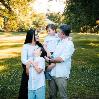 LaBrake Family in Hampton Park, Charleston SC  | park family photography 