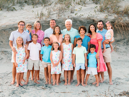 Jacob's Extended Family on Isle of Palms | Charleston family photographer