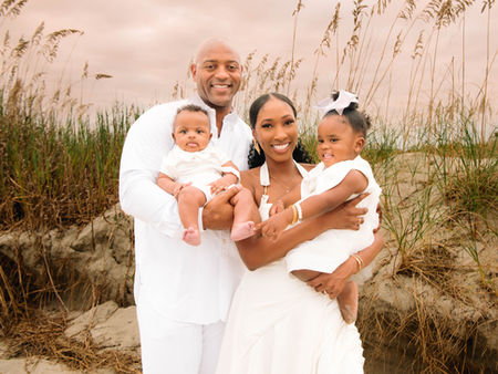 Wright family at Beachwalker County Park, Kiawah Beach, Charleston SC