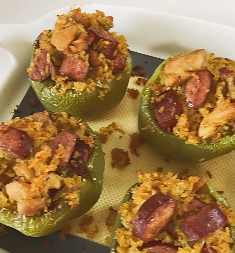 Jambalaya Stuffed Peppers