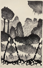 Cassidy Price | Invasive, Lithograph, UNITED STATES OF AMERICA