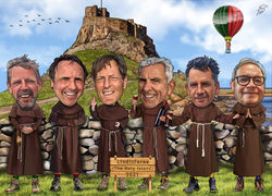 The Holy Island Caricature