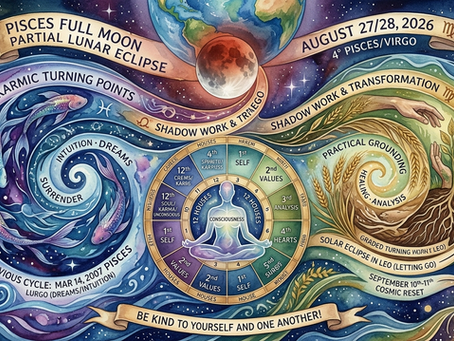 astrology blog about the full moon and eclipse in Pisces Virgo