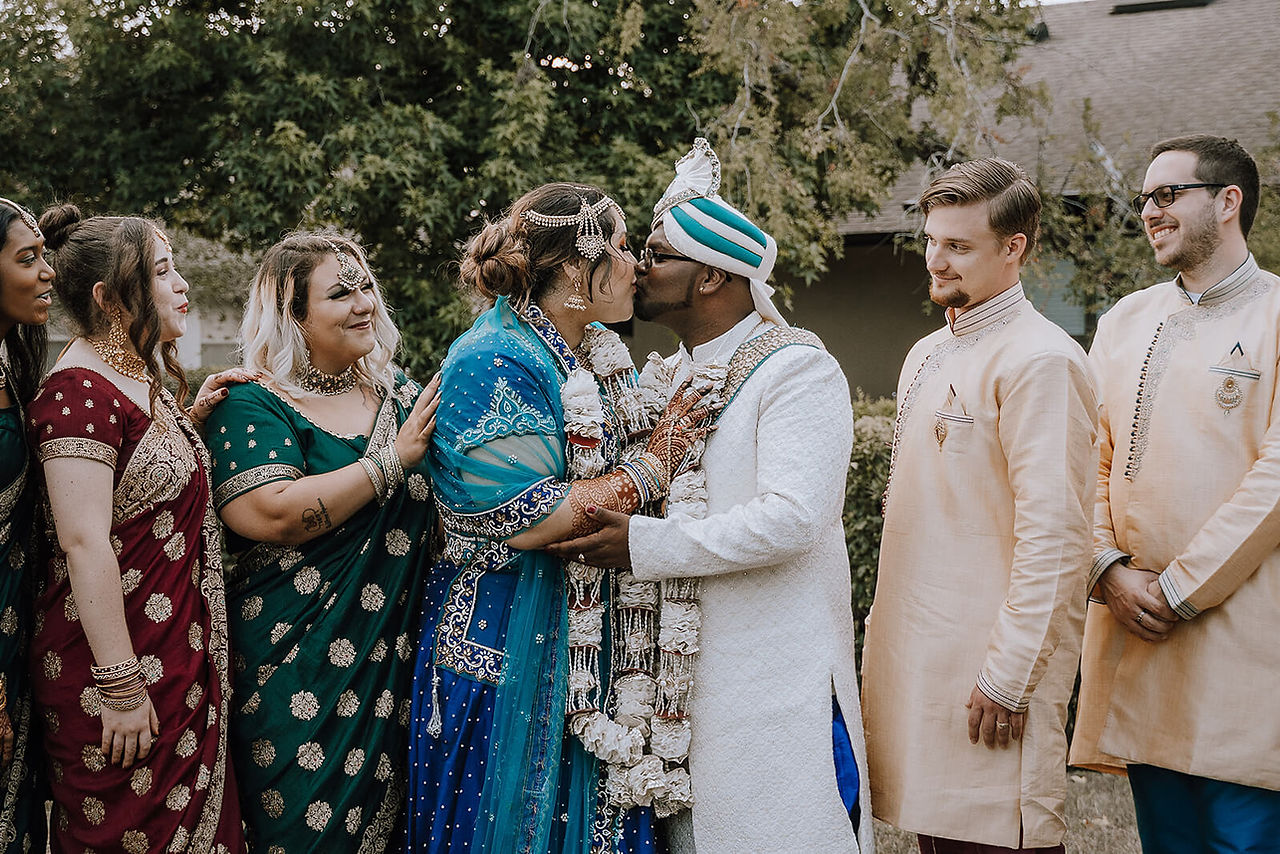 Hindu Wedding Bridal Party