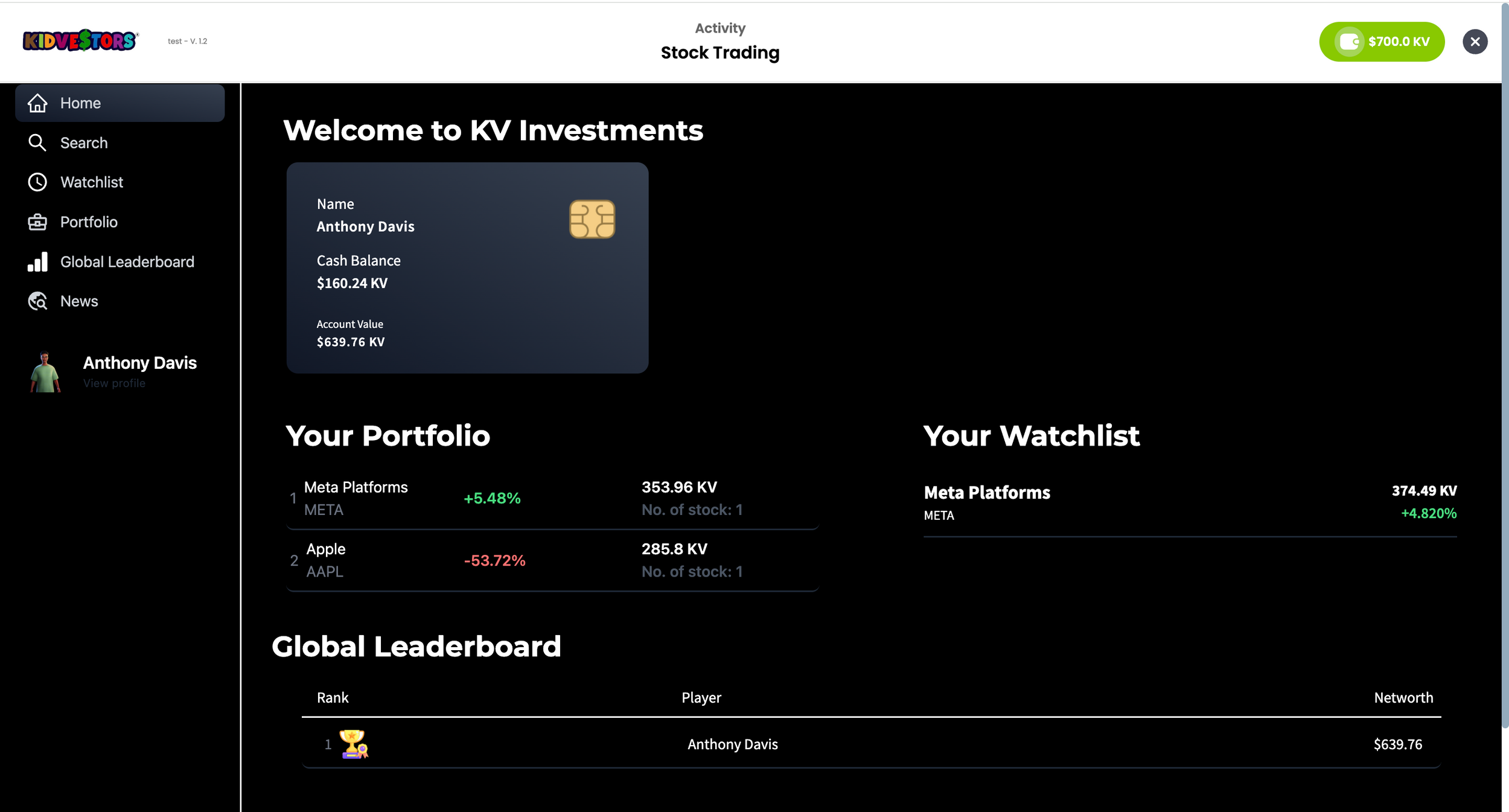 Stock Market Simulator | Stock Market Simulator Game | KidVestors