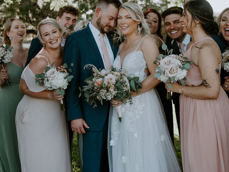 Dreamy Blush & Sage Barn Wedding | Moss Estates