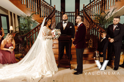 Bride and Groom saying "I Do"